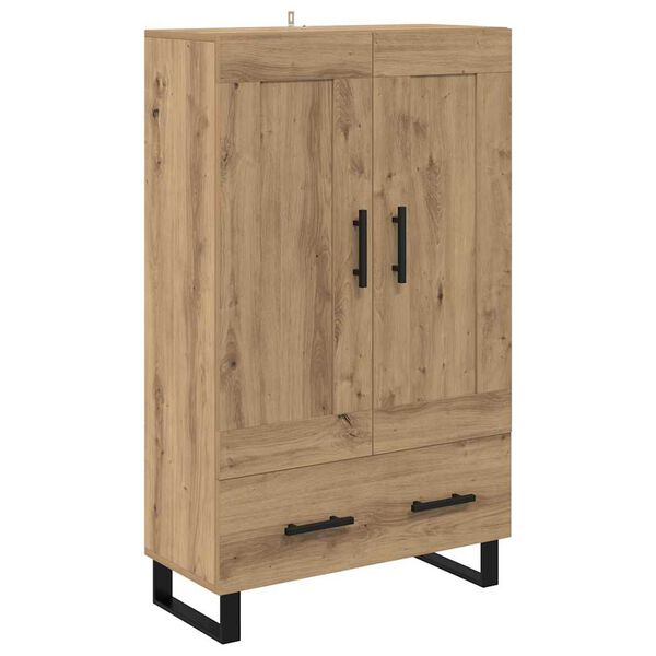vidaXL Highboard Remeseln&yacute; dub 69,5 x 31 x 115 cm Kompozitn&eacute; drevo