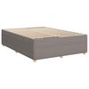 vidaXL Boxspring posteľ s matracom sivohned&yacute; 140x190 cm l&aacute;tka