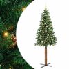 vidaXL &Uacute;zky vianočn&yacute; stromček s 300 LED-i so stojanom Zelen&aacute; 180 cm