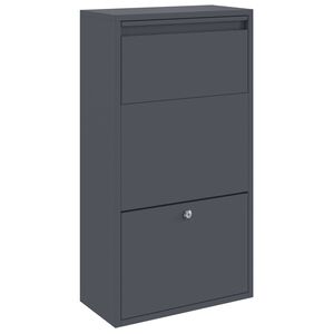 vidaXL Schr&aacute;nka na bal&iacute;ky s &uacute;ložiskom Antracit 44 x 22 x 82 cm Oceľ