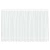 vidaXL Čipkov&aacute; z&aacute;clona so z&aacute;clonami Biela 160 x 400 cm Polyester