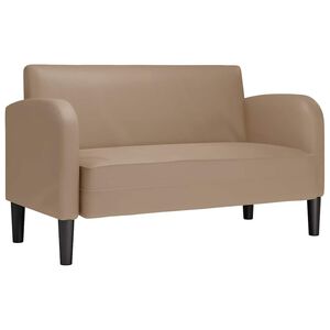 vidaXL Loveseat pohovka kapuč&iacute;nov&aacute; 110 cm umel&aacute; koža