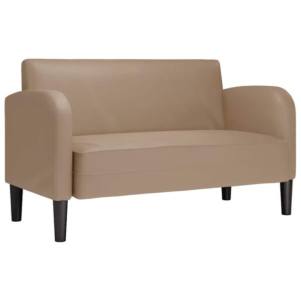vidaXL Loveseat pohovka kapuč&iacute;nov&aacute; 110 cm umel&aacute; koža