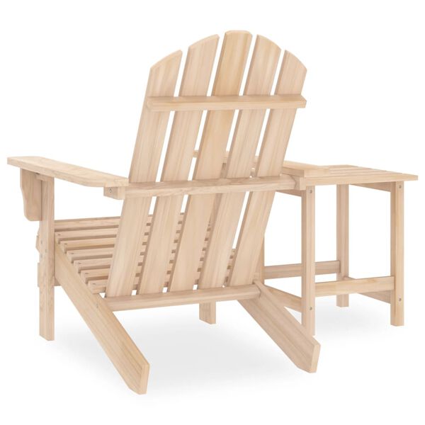 vidaXL Záhradná stolička Adirondack so stolíkom jedľový masív