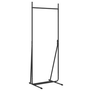 vidaXL Ve&scaron;iak na oblečenie Čierna 62 x 48 x 158 cm Oceľ
