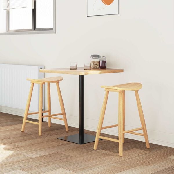 vidaXL Jed&aacute;lensk&eacute; stoličky 2 pcs Pr&iacute;rodn&aacute; 46 x 37 x 63 cm