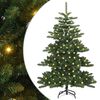 vidaXL Umel&yacute; Skl&aacute;pac&iacute; Vianočn&yacute; Stromček Zelen&aacute; 150 cm PVC a oceľ