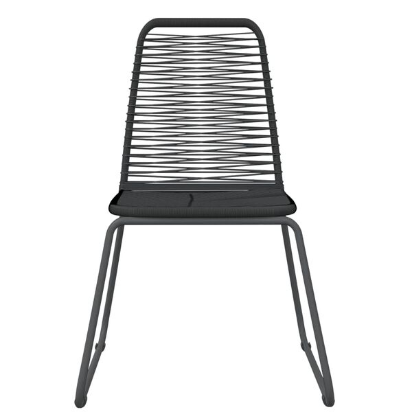 vidaXL 7-dielna z&aacute;hradn&aacute; jed&aacute;lensk&aacute; s&uacute;prava čierna