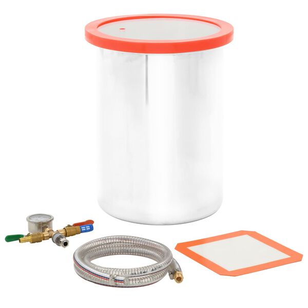 vidaXL V&aacute;kuov&aacute; komora z nehrdzavej&uacute;cej ocele 22,7 l