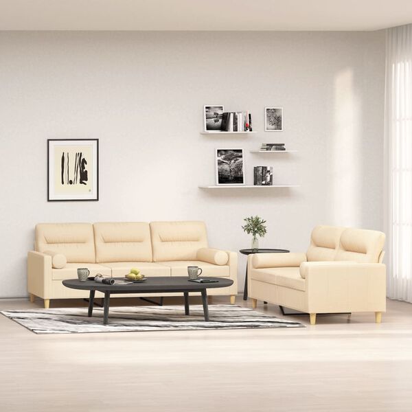 vidaXL 2-dielna sedacia s&uacute;prava s vank&uacute;&scaron;mi kr&eacute;mov&aacute; l&aacute;tka