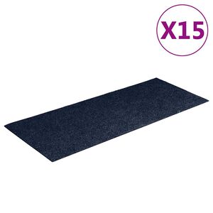 vidaXL Schodov&eacute; rohože, samolepiace, 15 ks, 60x25 cm, n&aacute;morn&iacute;cke, obdĺžnikov&eacute;