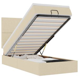 vidaXL Osmansk&yacute; r&aacute;m postele s matracom kr&eacute;mov&aacute; 80x200 cm l&aacute;tka