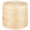 vidaXL Lano 100% sisal 4 mm 100 m