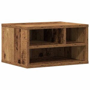 vidaXL Stojan na tlačiareň Star&eacute; drevo 40 x 32 x 22,5 cm