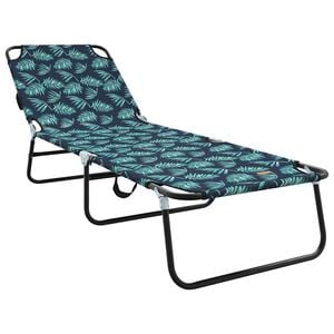 vidaXL Skladac&iacute; leh&aacute;tko Viacfarebn&yacute; 188 x 57 x 86,5 cm Polyester