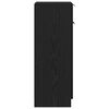 vidaXL K&uacute;peľňov&aacute; skriňa Čierny dub 32 x 34 x 90 cm Kompozitn&eacute; drevo