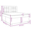 vidaXL Posteľn&yacute; r&aacute;m boxspring s matracom kr&eacute;mov&yacute; 180x200 cm l&aacute;tka