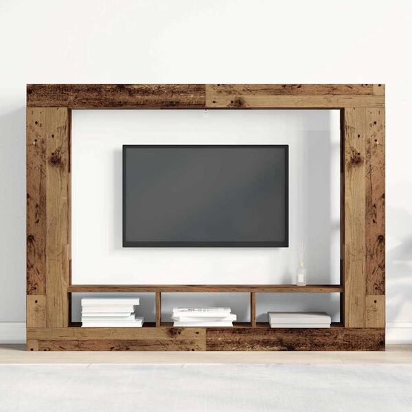vidaXL TV skrinka Star&eacute; drevo 152 x 22 x 113 cm Kompozitn&eacute; drevo