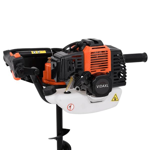 vidaXL Sada záhradných zemných vrtákov oceľová