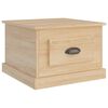 vidaXL Konferenčn&yacute; stol&iacute;k dub sonoma 50x50x35 cm spracovan&eacute; drevo