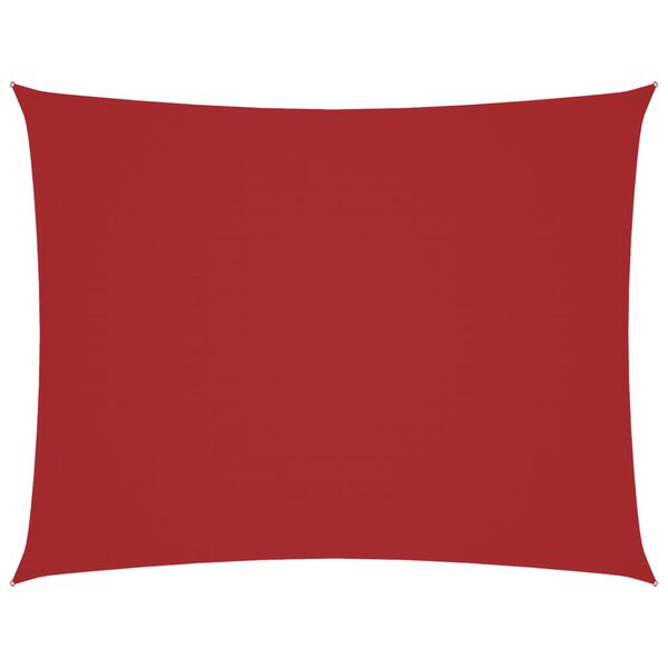 vidaXL Tieniaca plachta, oxford, obdĺžnikov&aacute; 4x6 m, červen&aacute;