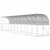 vidaXL Kurn&iacute;k proti stene Strieborn&aacute; 600 x 150 x 215 cm