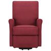 vidaXL Zdvíhacie masážne kreslo vínovočervené látkové