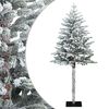 vidaXL Umel&yacute; Skl&aacute;pac&iacute; Vianočn&yacute; Stromček 120 cm PVC a kov
