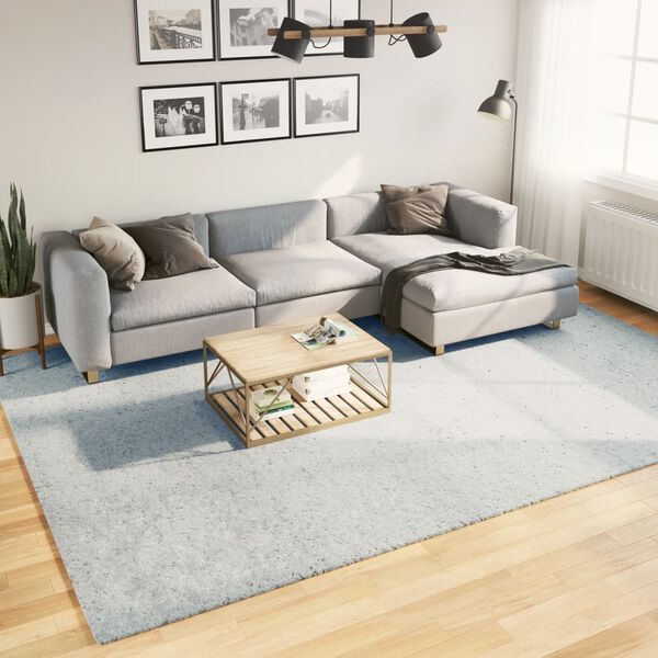 vidaXL Koberec HUARTE s kr&aacute;tkym vlasom um&yacute;vateľn&yacute; modr&yacute; 240x340 cm