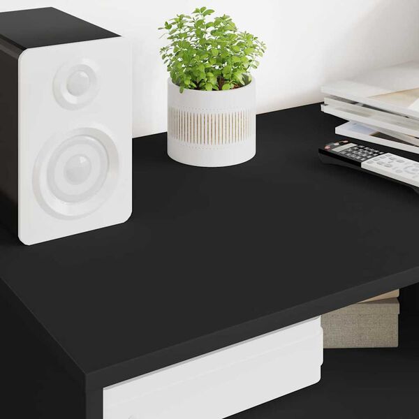 vidaXL TV skrinka so z&aacute;suvkou Čierna 100 x 48 x 43 cm Kompozitn&eacute; drevo