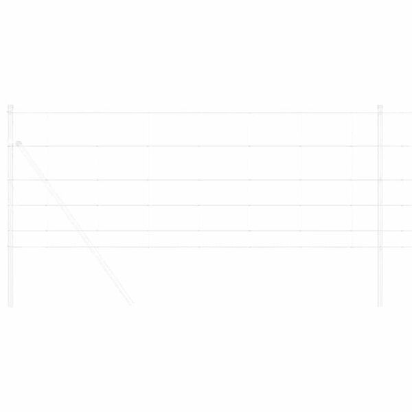 vidaXL Pastiersky plot Strieborn&aacute; 100 x 0,8 m Pozinkovan&aacute; oceľ