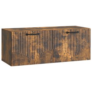 vidaXL N&aacute;stenn&aacute; TV skrinka N&aacute;stenn&yacute; Dymov&yacute; dub 78,5 x 31 x 30 cm