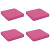 vidaXL 4-dielne sedacie vank&uacute;&scaron;e VUGHT 4 pcs 100% polyester Ružov&aacute;