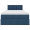 vidaXL Postel s &uacute;ložn&yacute;m prostorem a matrac&iacute; Modr&aacute; 120 x 200 cm