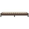 vidaXL Posteľný rám hnedý 80x200 cm umelá koža