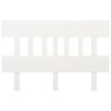 vidaXL Čelo postele biele 163,5x3x81 cm mas&iacute;vna borovica