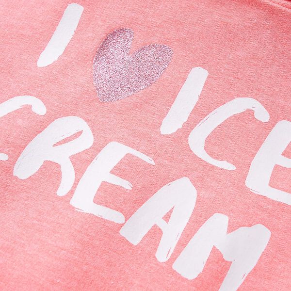 Detská mikina s kapucňou žiarivo ružové 104