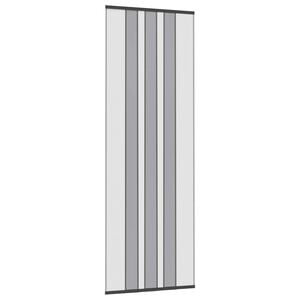 vidaXL Sietkov&aacute; dverov&aacute; clona proti hmyzu Čierna 80 x 220 cm Polyester