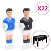 vidaXL Hr&aacute;či na stoln&yacute; futbal na 12,7 mm tyč 22 ks