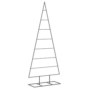 vidaXL Kovov&yacute; vianočn&yacute; dekorat&iacute;vny stromček čierny 150 cm