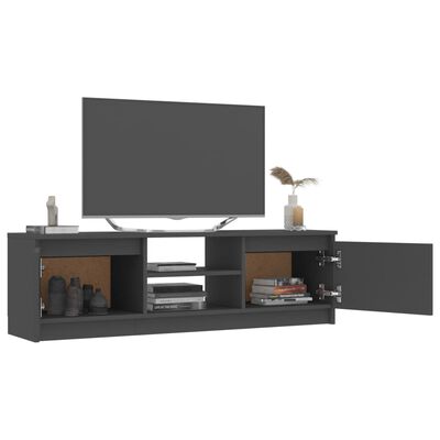 vidaXL TV skrinka, sivá 120x30x35,5 cm, drevotrieska