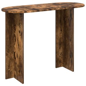 vidaXL Konzolov&yacute; st&ocirc;l Dymov&yacute; dub 100 x 39,5 x 75 cm Kompozitn&eacute; drevo