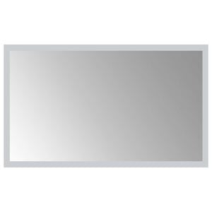 vidaXL Zrkadlo do k&uacute;peľne s LED Priehľadn&aacute; 50 x 30 cm tvrden&eacute; sklo