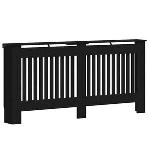 vidaXL Kryt radi&aacute;tora Čierny dub 172 x 19 x 81,5 cm Kompozitn&eacute; drevo
