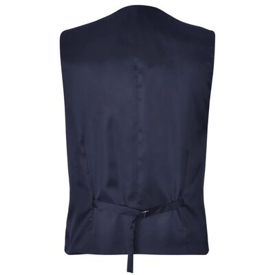 Pánsky oblek Business s vestou, veľkosť 54, námornícka modrá