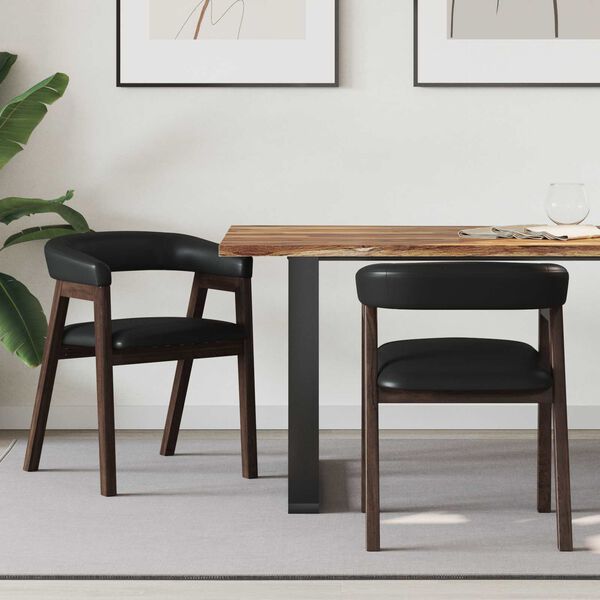 vidaXL Jed&aacute;lensk&eacute; stoličky 2 pcs Svetlohned&aacute; 54 x 57 x 73 cm