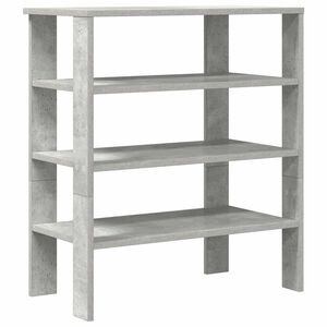 vidaXL Reg&aacute;l na top&aacute;nky bet&oacute;novosiv&yacute; 61x32x70 cm spracovan&eacute; drevo