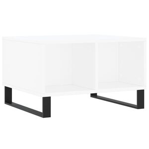 vidaXL Konferenčn&yacute; stol&iacute;k biely 60x50x36,5 cm spracovan&eacute; drevo