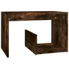 vidaXL Bočn&yacute; stol&iacute;k dymov&yacute; dub 59x36x38 cm spracovan&eacute; drevo