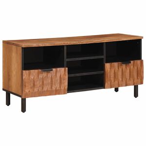 vidaXL TV skrinka s poličkou Drevit&eacute; hned&eacute; dokončenie 100 x 33 x 46 cm